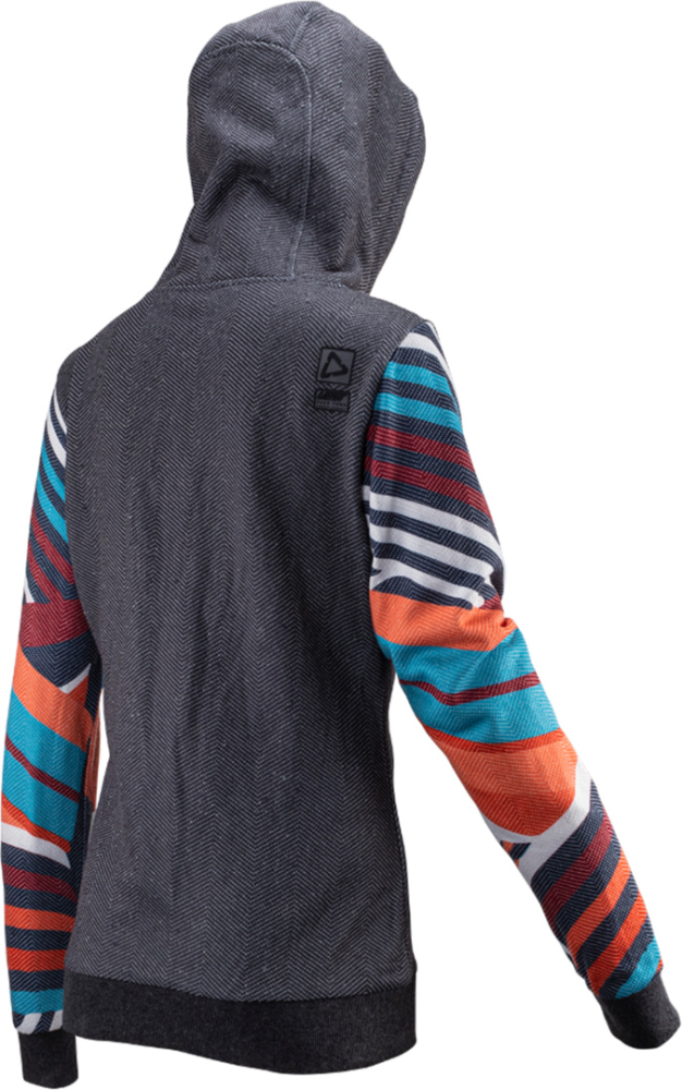 Leatt Premium Women Zip-Hoodie stripes XL
