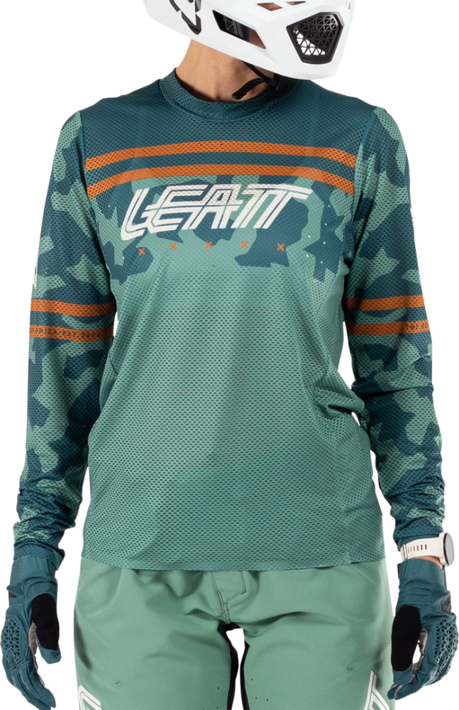 Leatt MTB Gravity 4.0 Jersey Women lagoon S
