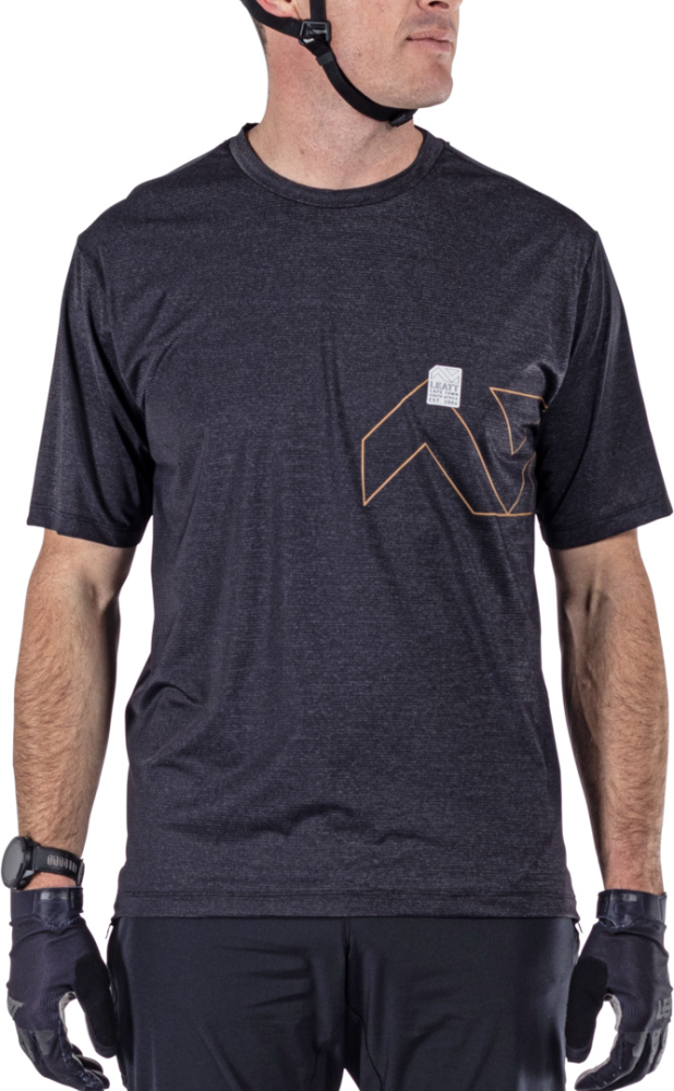 Leatt MTB Trail 1.0 X-Flow Jersey black 2XL