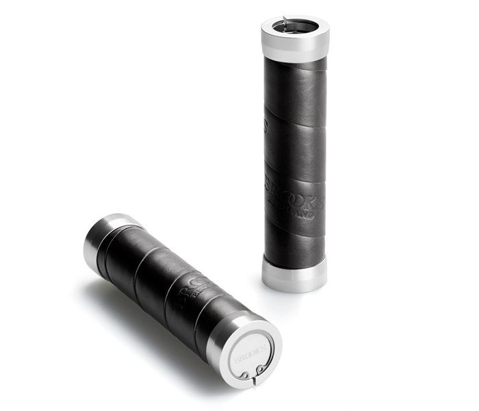 Brooks Griffe Slender 130mm Leder schwarz