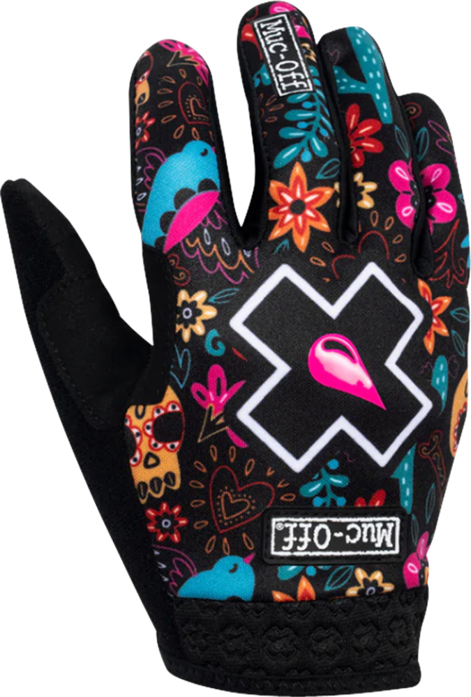 Muc-Off Kids Gloves shred hot chilli peppers schwarz KL