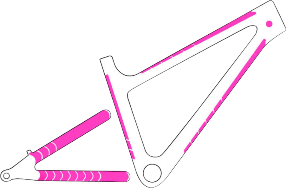 Muc-Off Frame Protection Kit E-MTB shred