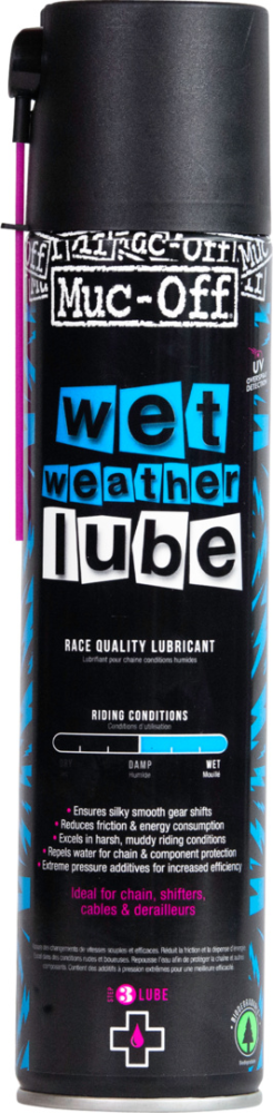 Muc-Off Wet Weather Lube Aerosol 400ml