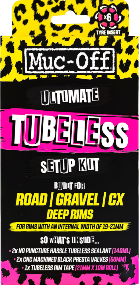 Muc-Off Ultimate Tubeless Setup Kit - Road / Gravel 60mm