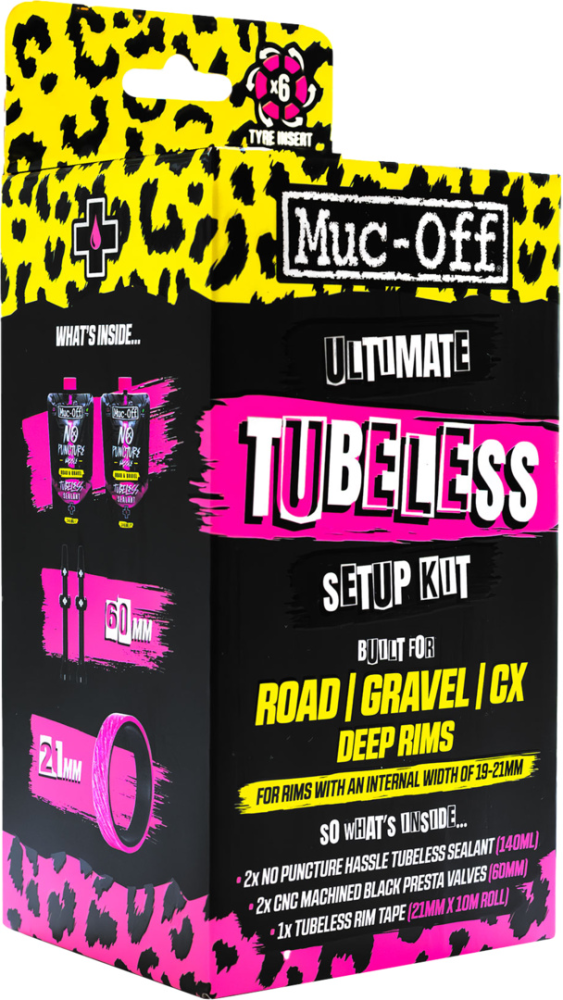 Muc-Off Ultimate Tubeless Setup Kit - Road / Gravel 60mm