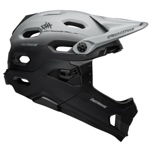 Bell Super DH Spherical MIPS Helmet, matte gray/black fasthouse, M