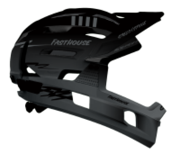 Bell Super AIR R Spherical MIPS Helmet, matte black fasthouse, S 52-56