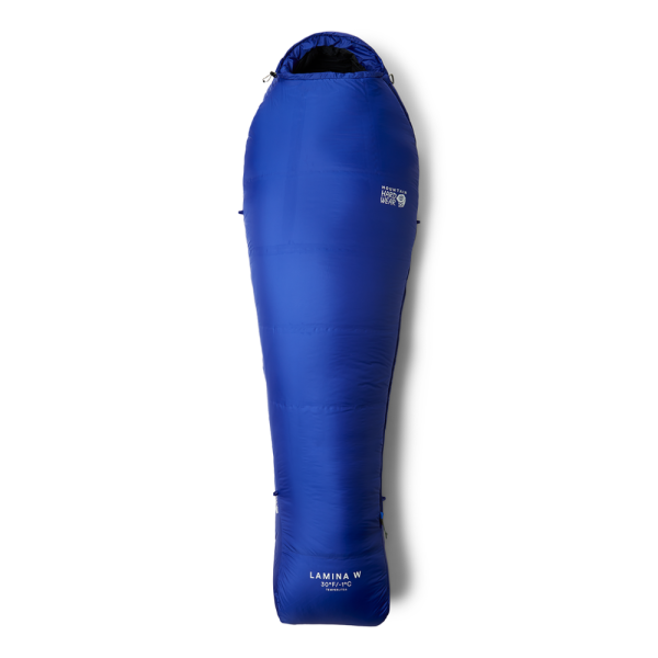 Mountain Hardwear W Lamina™ 30F/-1C Long, clematis blue 516, right zipper