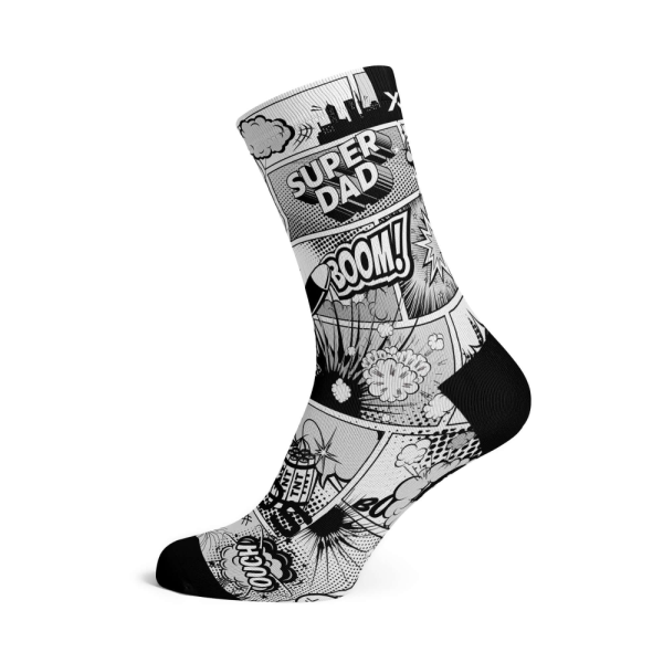 Sox SOX Footwear Super Dad Black & White