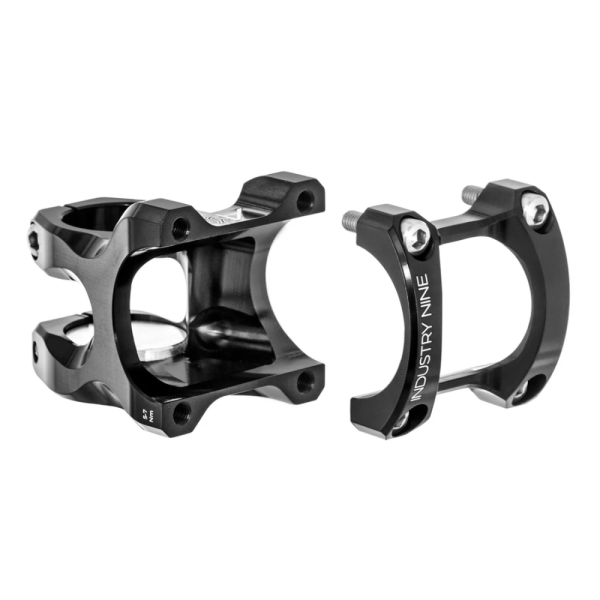INDUSTRY NINE A35 Stem - Black Body - Black Faceplate - 40mm - Steel Bolts