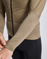 Albion Cycling Men’s Thermal Wind Jersey Dark Sand L