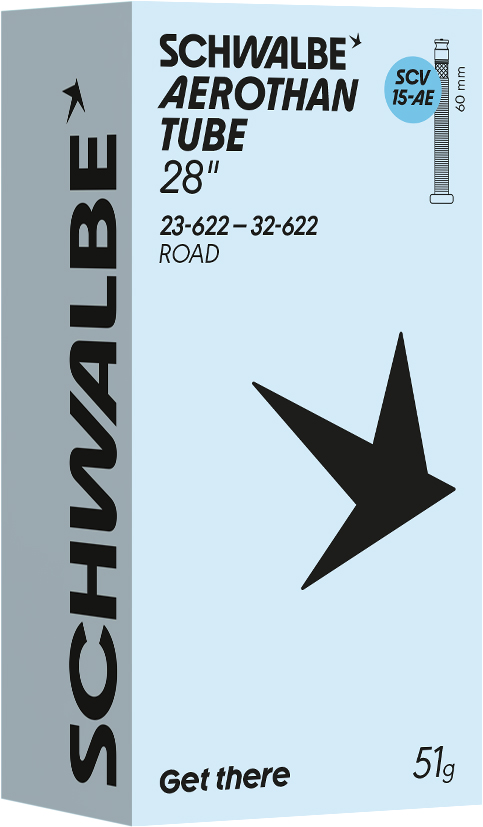 Schwalbe Schlauch SCV15-AE Aerothan 28" 23/32-622 Clik Valve 60mm