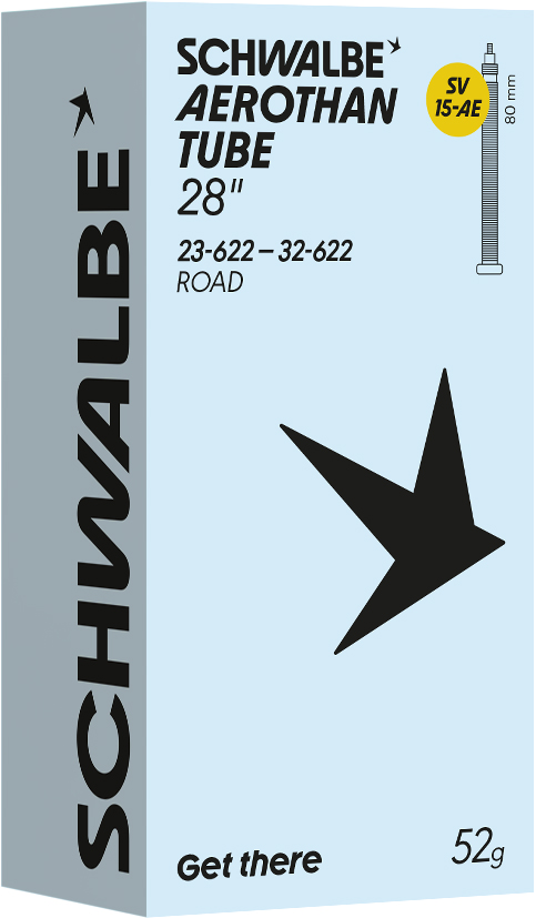 Schwalbe Schlauch SV15-AE Aerothan 28" 23/32-622 Prestaventil 80mm