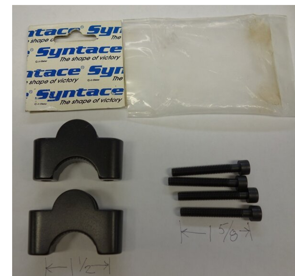 Syntace Handlebar Armrest Riser Set C2 Lifters