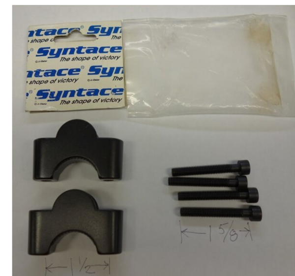 Syntace Handlebar Armrest Riser Set C2 Lifters
