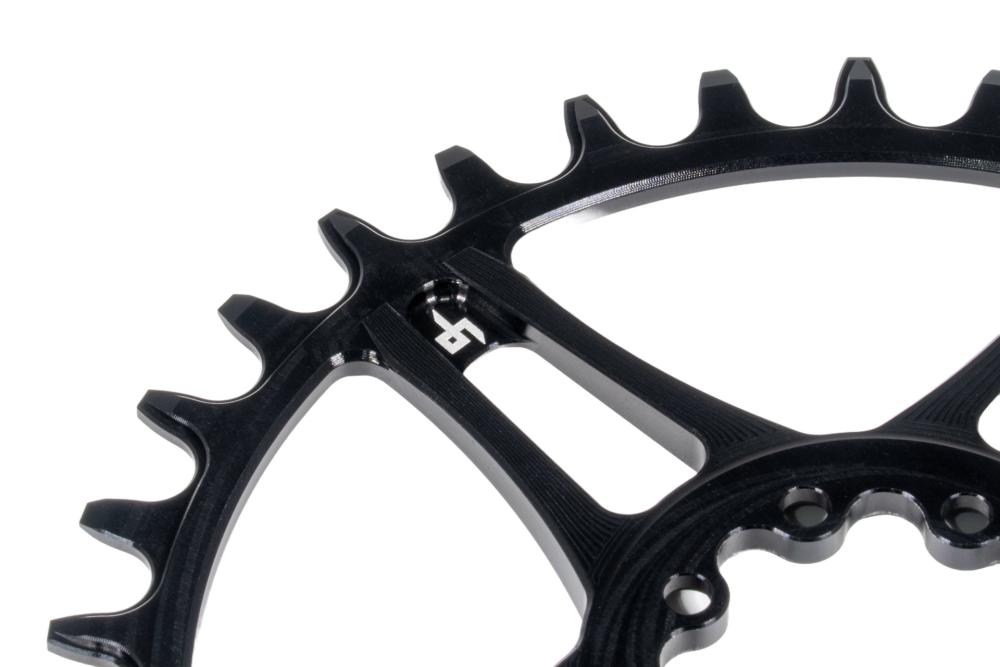 RadoxX Kettenblat RUND, MTB, für Sram, Chainring MTB 8Bolt, 36 Zähne, Black