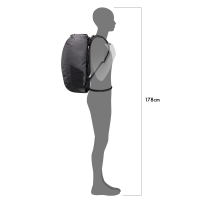 Ortlieb Atrack Metrosphere 34 L black embossed