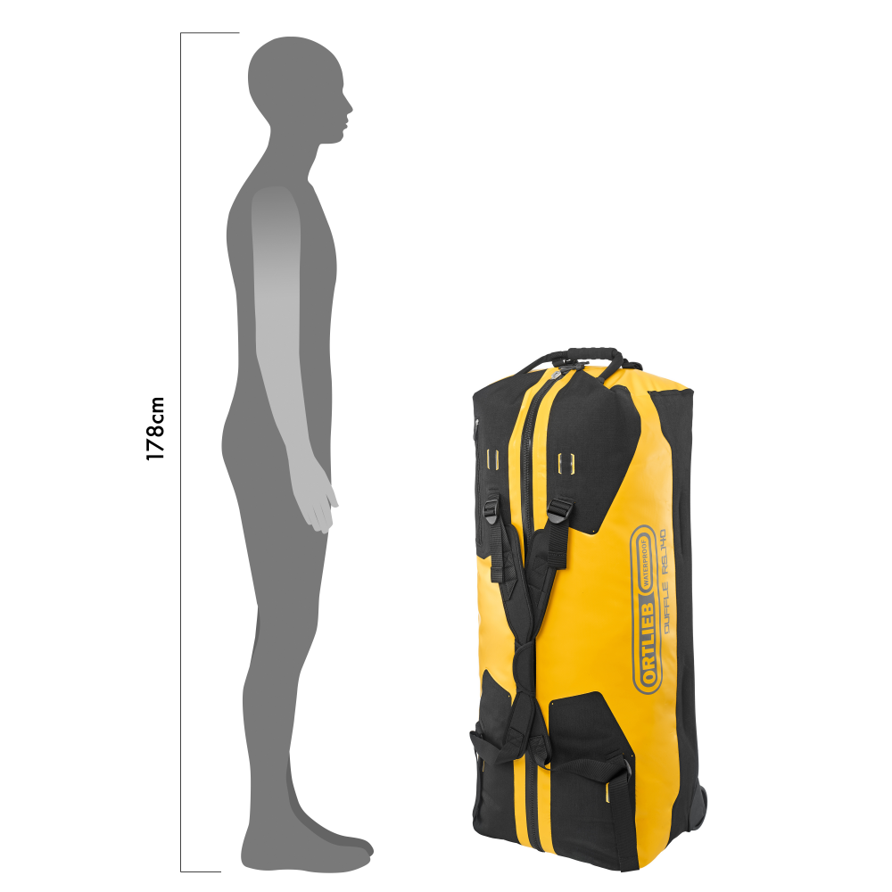 Ortlieb Duffle RS 140 L sunyellow - black