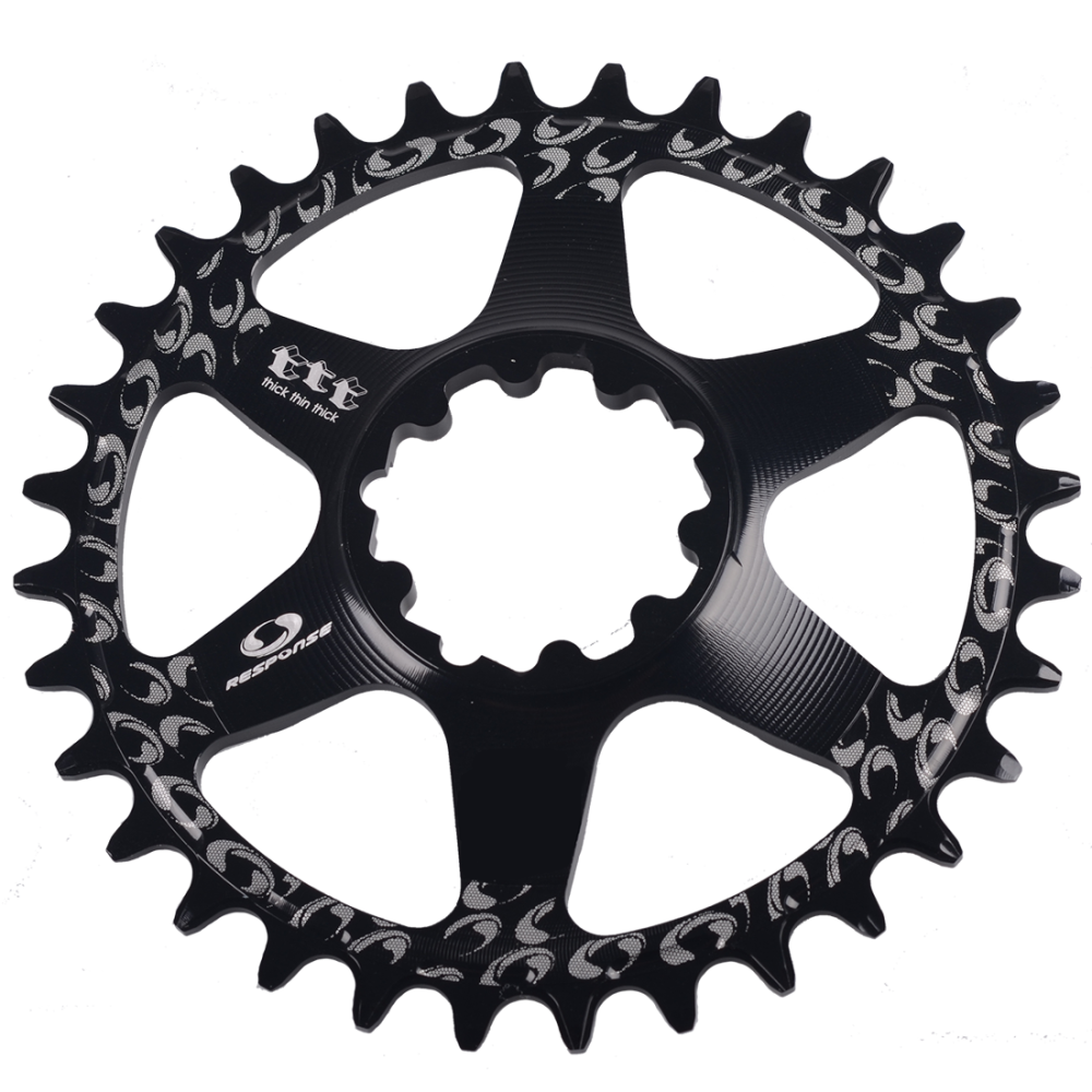 Kettenblatt, GXP 6mm offset direct mount 30T Alu 7075 CNC 10/11/12 Speed black