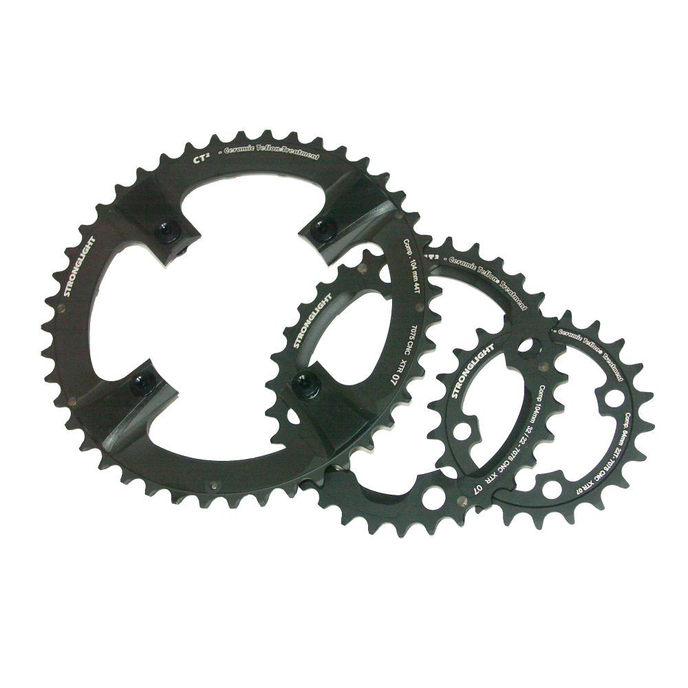 Kettenblatt,TYPE XTR07, 64,CT2, 22, black, Triple in, 4 arms