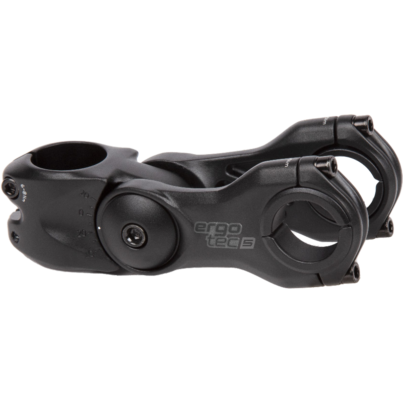 Vorbau, OCTOPUS TWIN, 31.8/25.4, 104mm, -20°/+40°, 28.6/25.4mm, black-sand, SafetyLevel 5