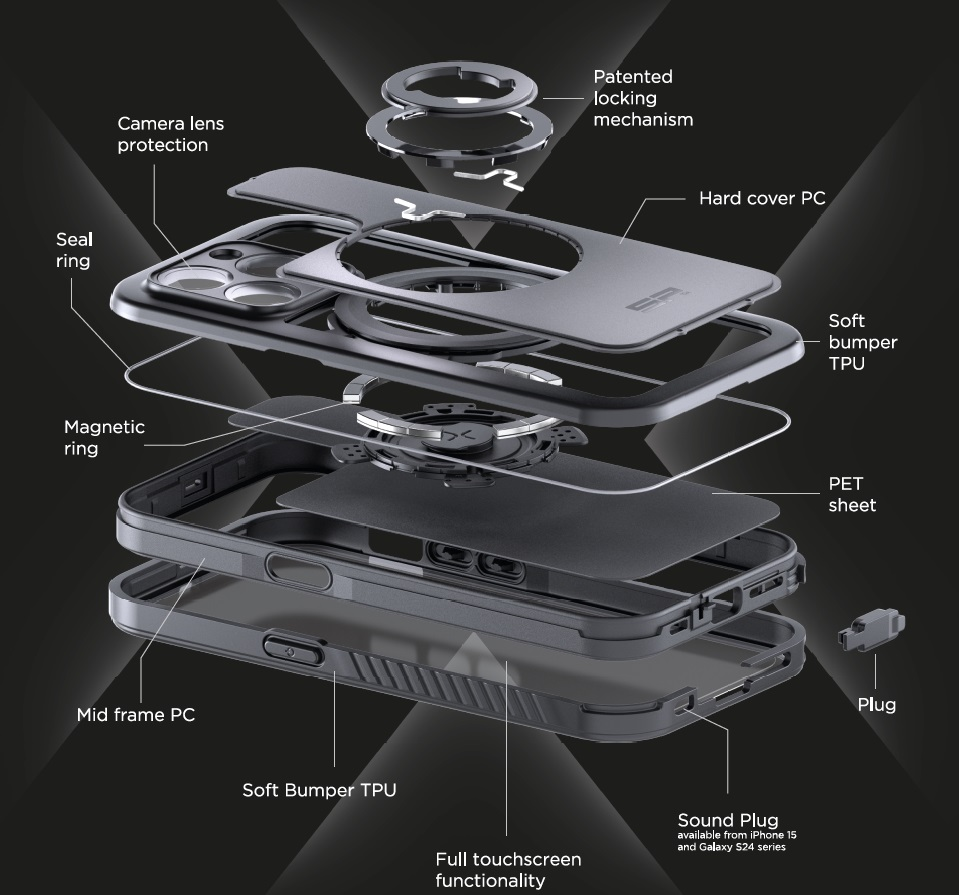 SP Connect Phone Case Xtreme iPhone 17 Pro SPC+ schwarz