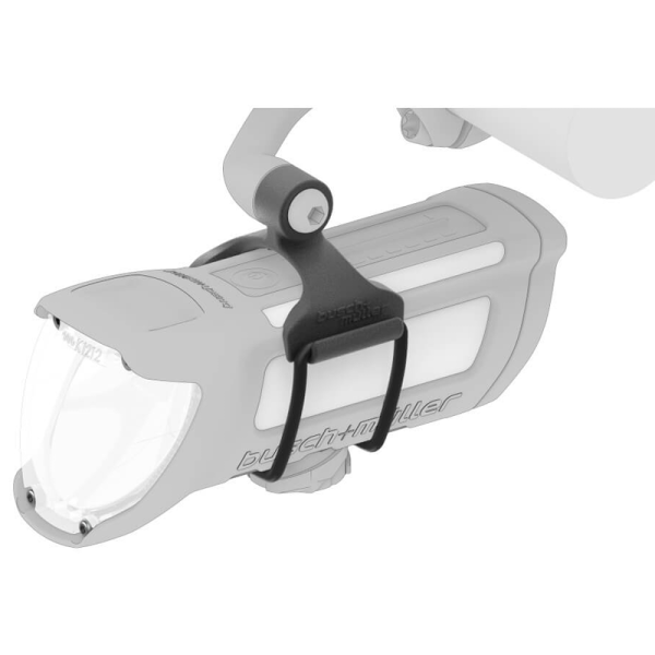 Busch & Müller Scheinwerferhalter, Adapter für Ixon SPACE, hängende Montage/Lenkerhalter 470LHA, 496A
