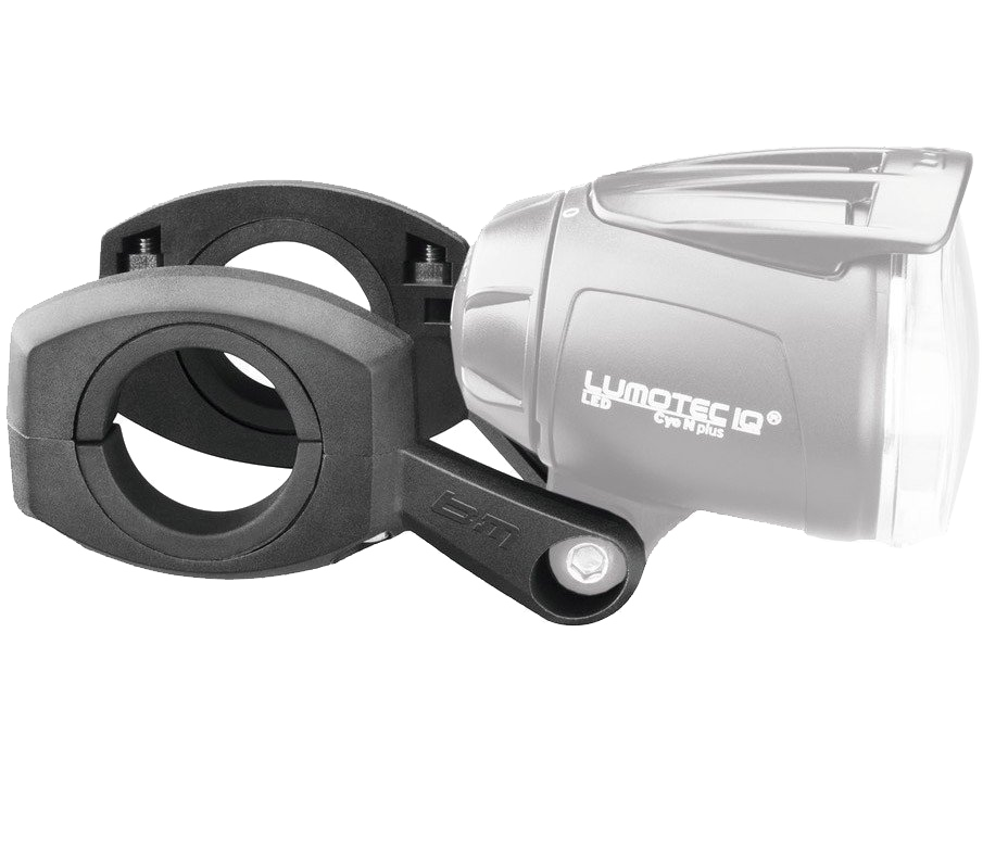 Busch & Müller Scheinwerferhalter, Ø 25.4 - 31.8 mm, Universal zweiarmig inkl. Befestigung, 470LH