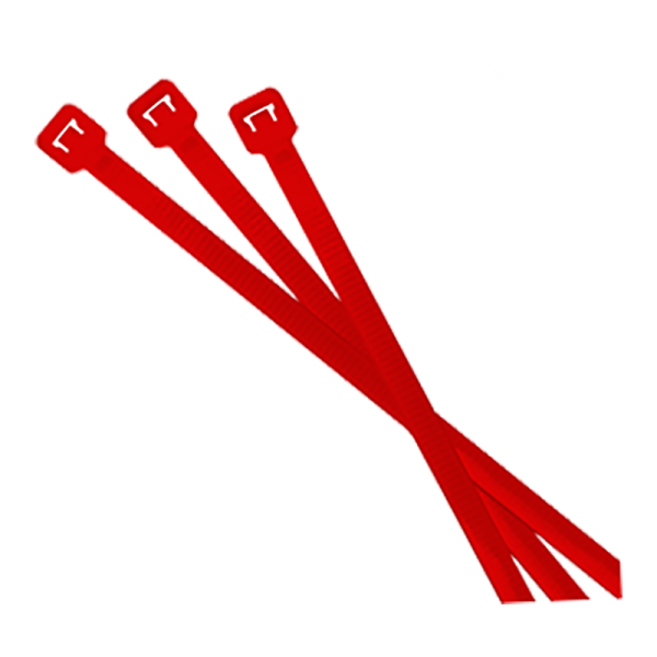 Riesel Design Kabelbinder, red, 25er Set