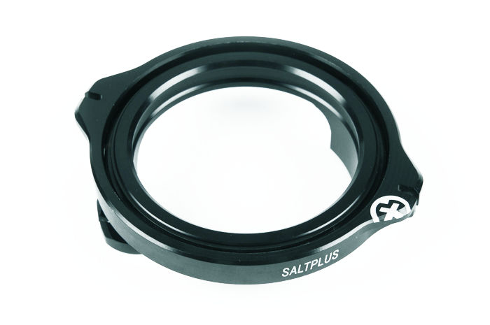 SALTPLUS GEO rotor, 6061-T6 full cnc, black