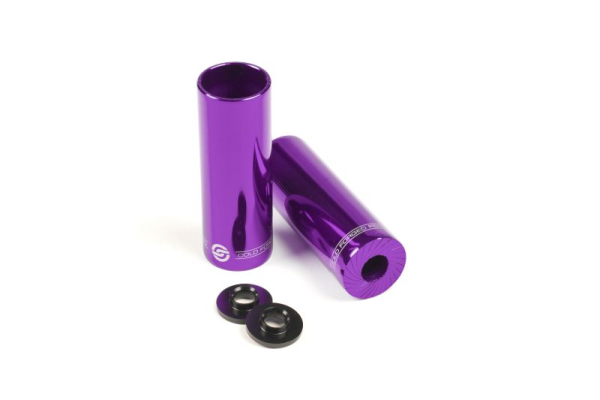 SALT AM peg, Ø36mm,100mm, 2 pcs. purple forged steel, 14mm, incl. 3/8' adaptor