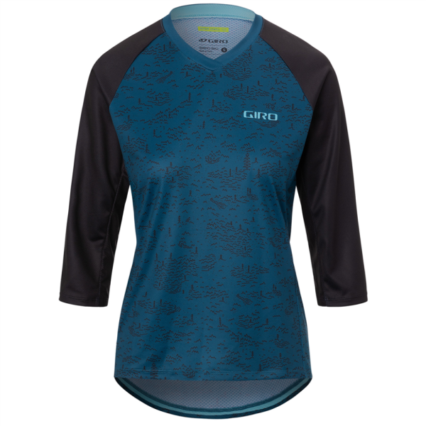 Giro W Roust 3/4 Jersey, harbor blue scree, X