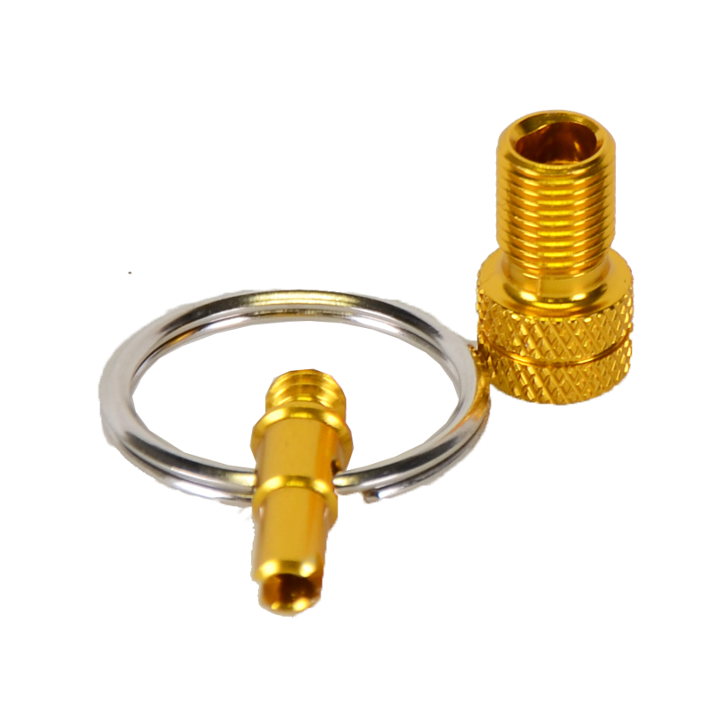 by.Schulz Ventiladapter, Mini-Tool Alu eloxiert gold 1Stk