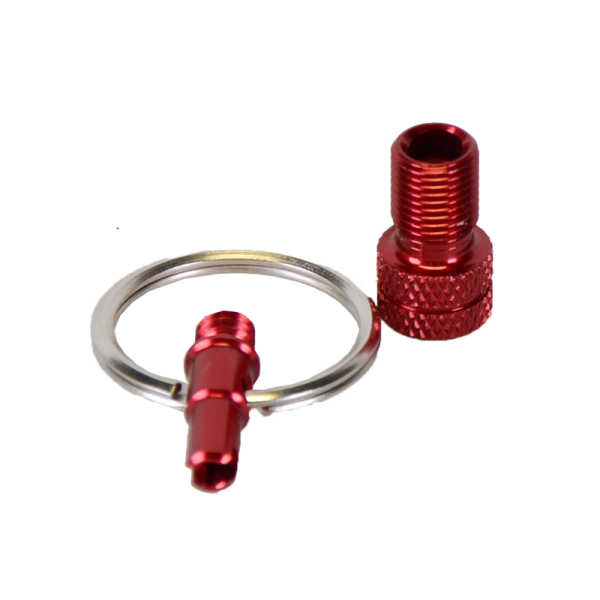 by.Schulz Ventiladapter, Mini-Tool Alu eloxiert red 1Stk