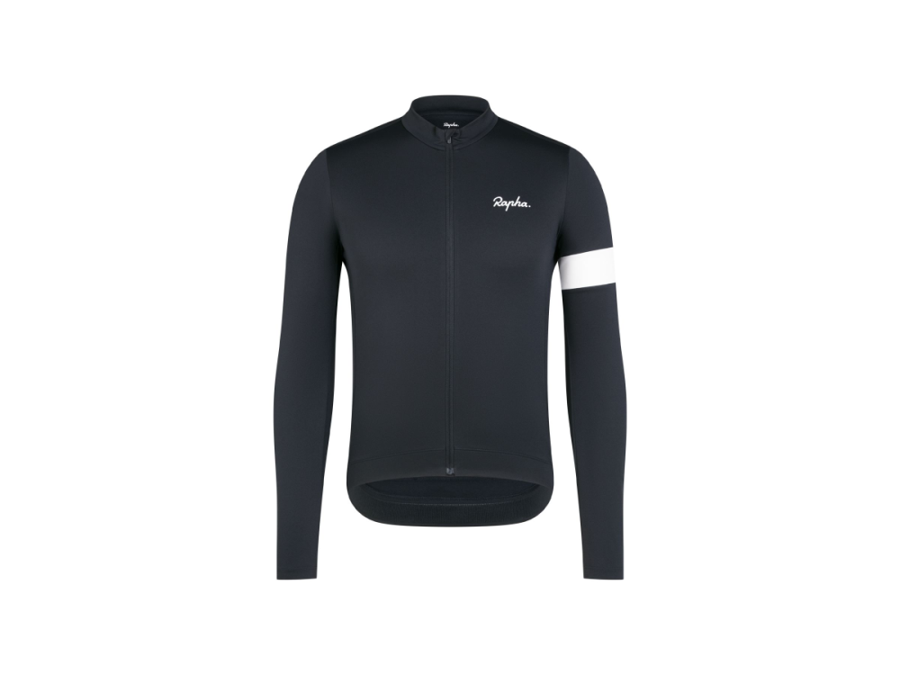 RAPHA Jersey 24 Core Thermal Long Sleeve Small Black
