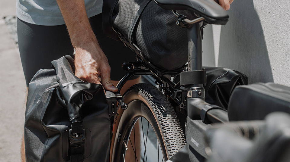 Topeak Zi:RAK Essential - Strap Mount - Gepäckträger mit Strap Mount, Seitentaschen kompatibel