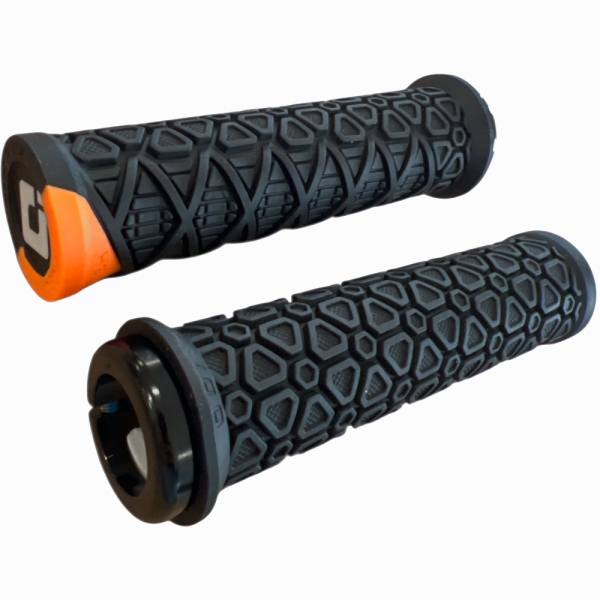 ODI Vanquish V2 Lock-On Black/Orange.