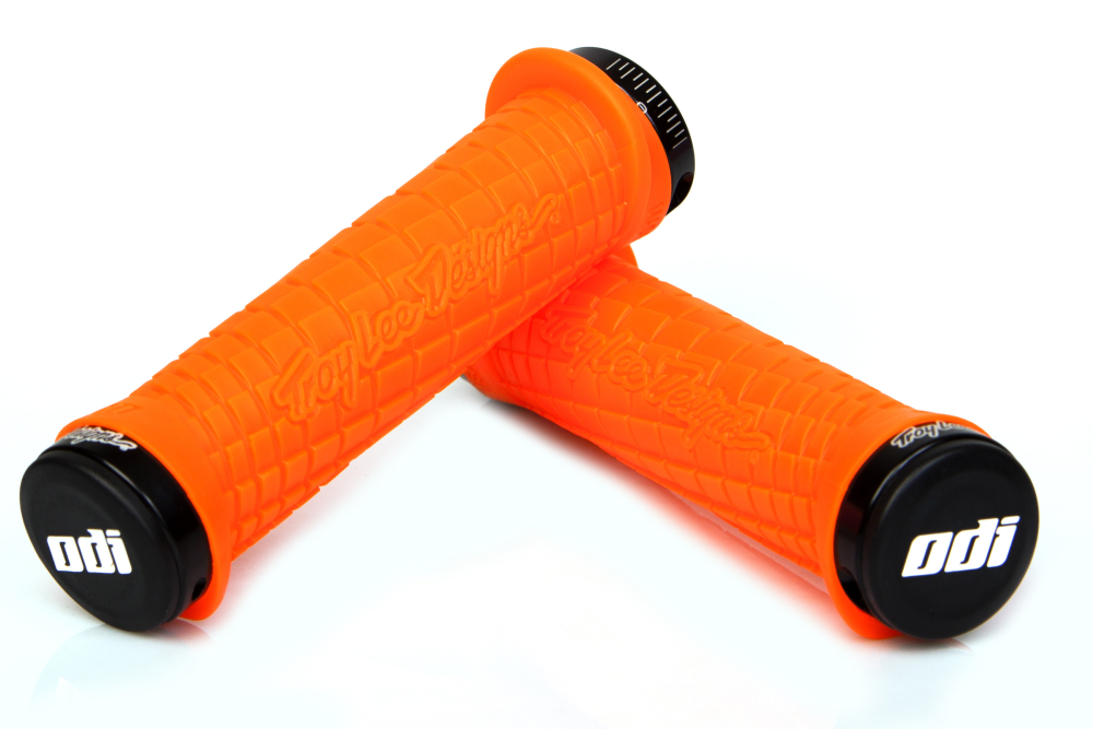 ODI Troy Lee Design Lock-On Griff Ltd. Ed. Orange/Black.