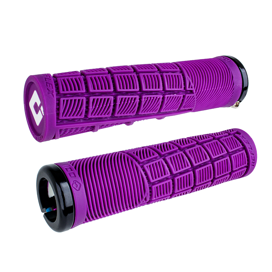 ODI Reflex V2.1 Lock-On Griff. Purple.