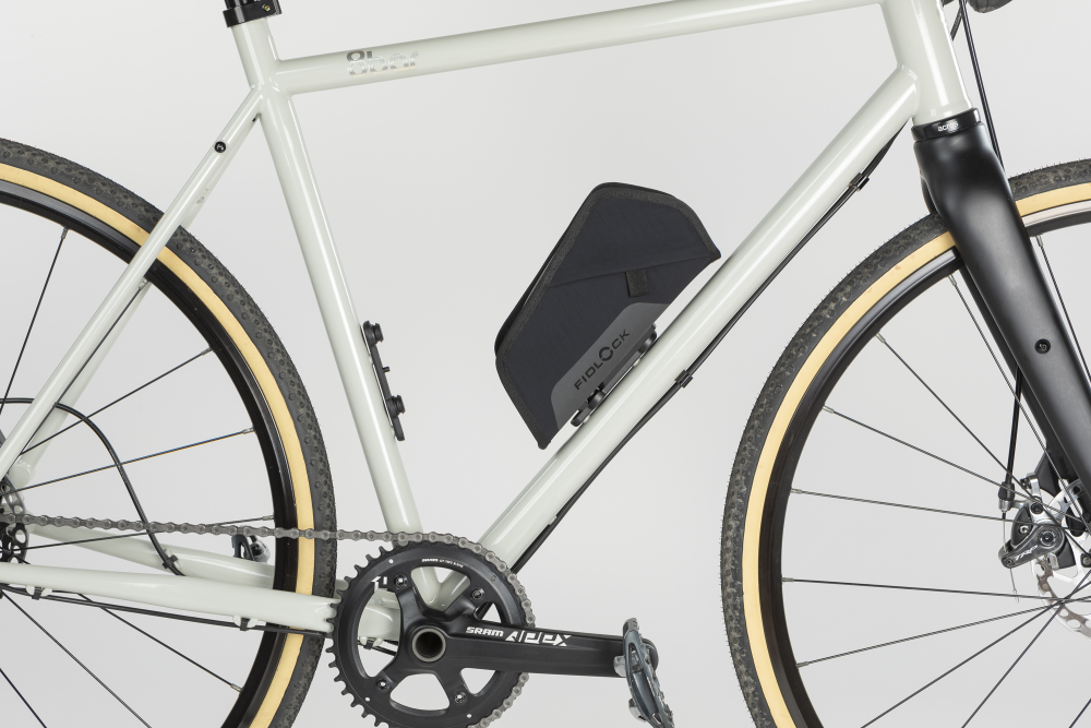 Fidlock TWIST Essential Bag, Set (mit Bike Base), Medium. Green.