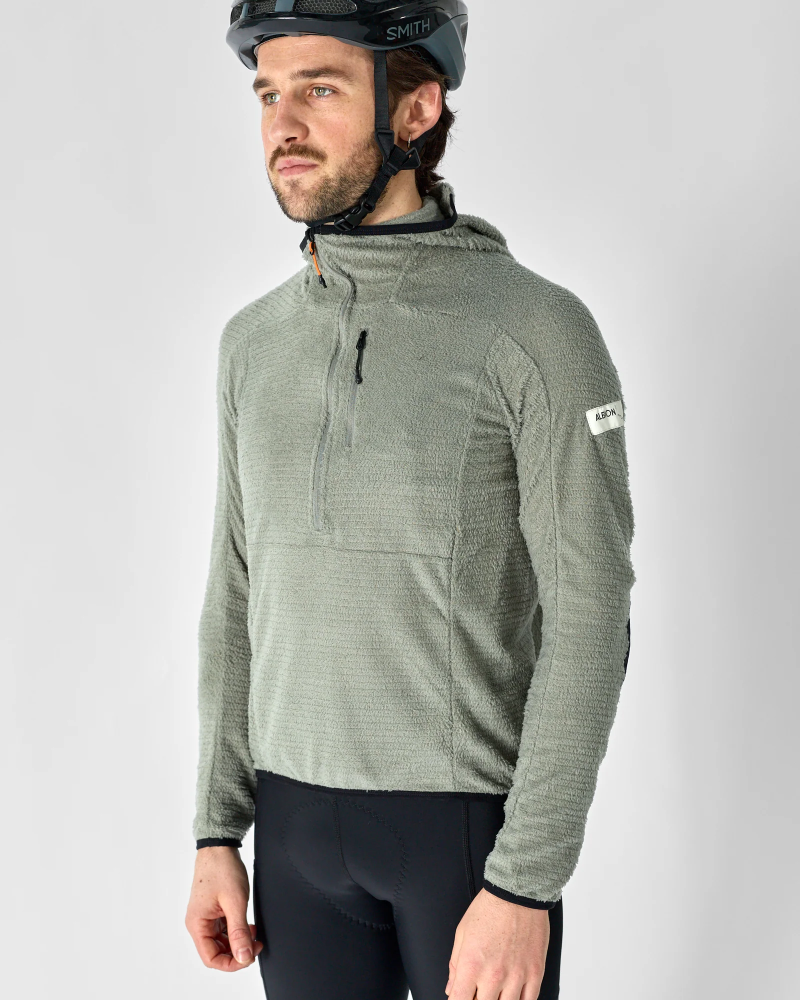 Albion Cycling Unisex Primaloft Active Evolve Hoodie Limestone XL