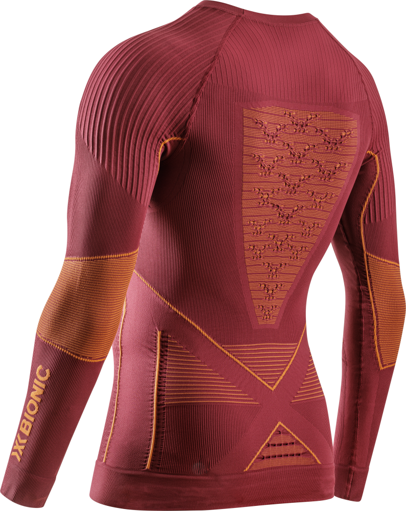 X-BIONIC Men Energy Accumulator 4.0 Shirt LG SL dune red/orange