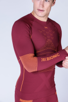 X-BIONIC Men Energy Accumulator 4.0 Shirt LG SL dune red/orange