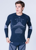 X-BIONIC Men Energy Accumulator 4.0 Shirt LG SL marine/optical white