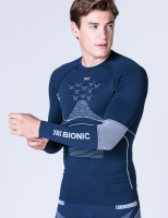 X-BIONIC Men Energy Accumulator 4.0 Shirt LG SL marine/optical white