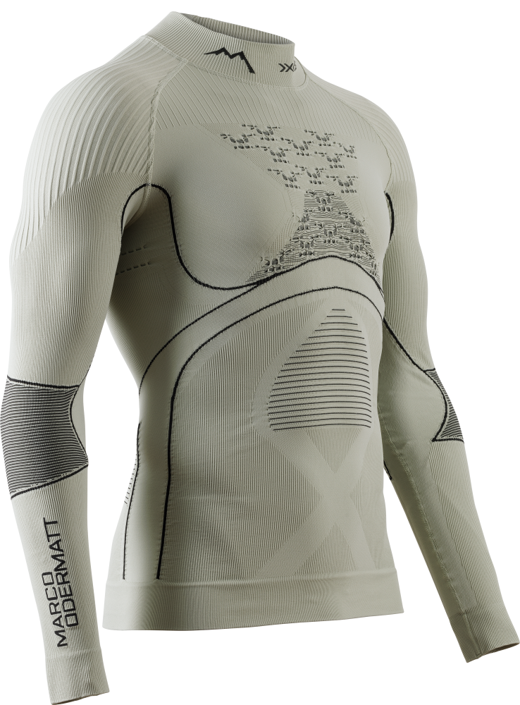 X-BIONIC Men Energy Accumulator 4.0 Shirt Turtle Neck LG SL Marco Odermatt Signature Edition tea grey/black