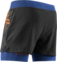 X-BIONIC Men Twyce Race 2in1 Shorts blueprint/orange