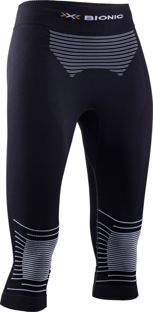 X-BIONIC Women Energizer 4.0 Pants 3/4 opal black/arctic white