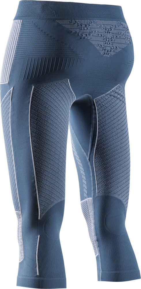 X-BIONIC Women Energy Accumulator 4.0 Pants 3/4 mineral blue/arctic white