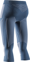 X-BIONIC Women Energy Accumulator 4.0 Pants 3/4 mineral blue/arctic white